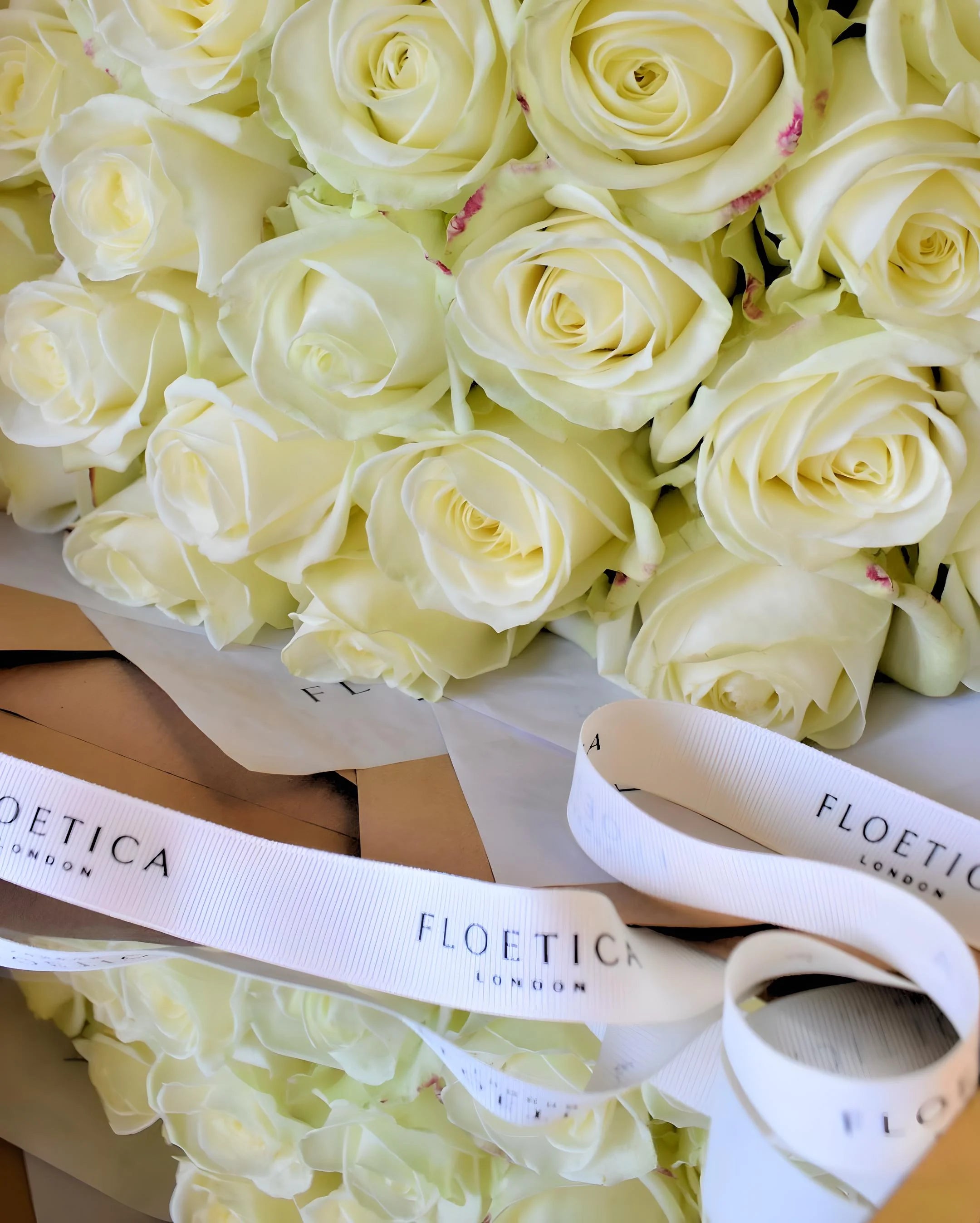 Pure White Rose Bouquet