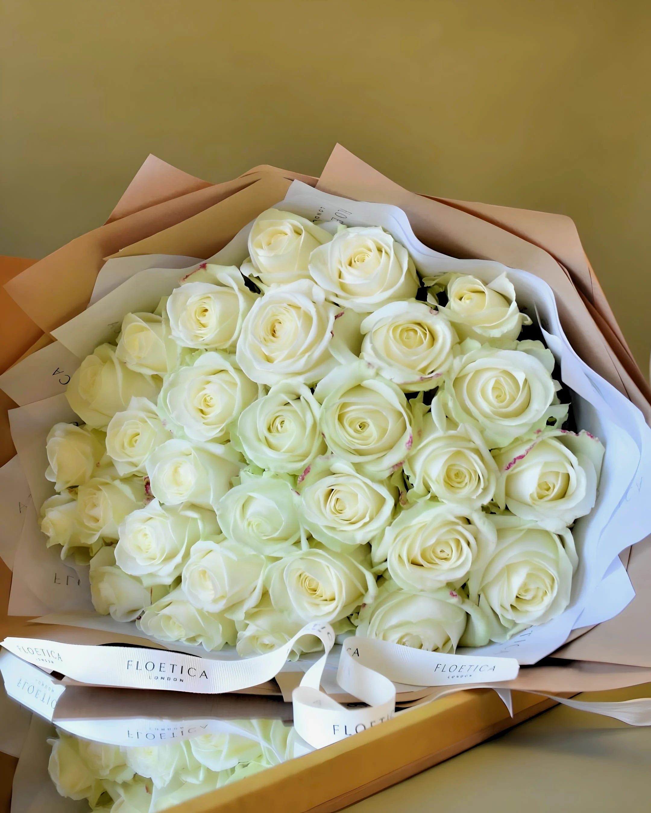 Pure White Rose Bouquet